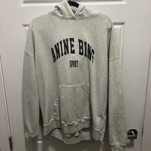 LIKE NEW!! Anine Bing distressed hoodie